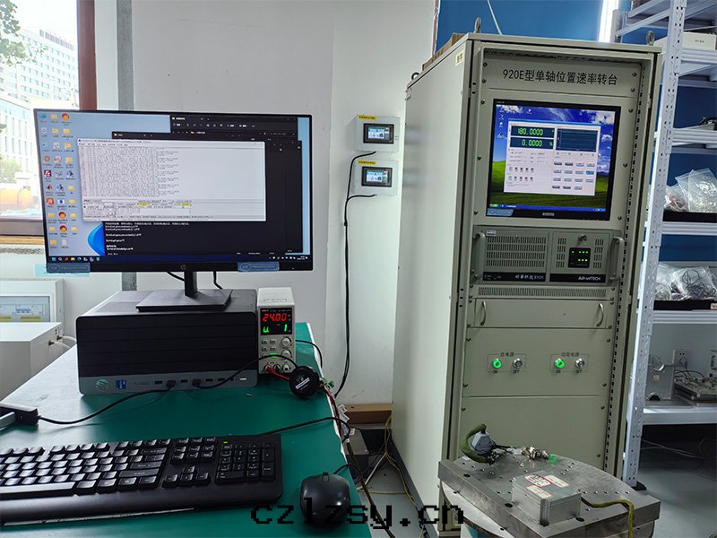 Single-axis position rate turntable
